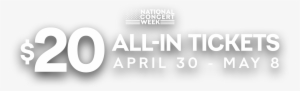 [live Nation]national Concert Week - Graphics