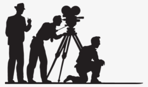 Film Camera Silhouette At Getdrawings - Movie Crew Transparent