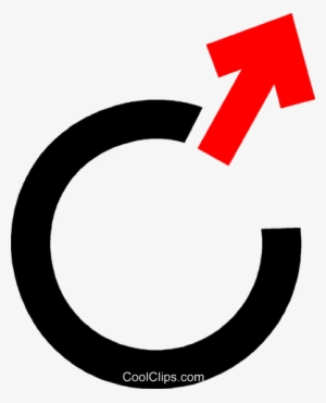 Male Symbol Royalty Free Vector Clip Art Illustration - Male Symbol