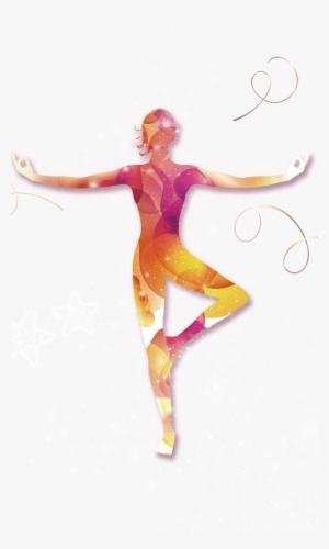 Yoga Logo Png - Silhueta De Mulhar Dançando