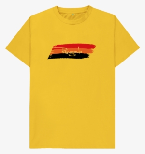 Mustard Renegade Paint Slash Tee - Ridge Racer Type 4 T Shirt
