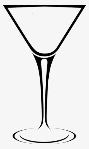 All Photo Png Clipart - Black And White Martini Glass Clipart