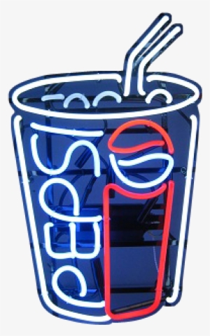 Cup Clipart Pepsi - Logo Pepsi Neon Png