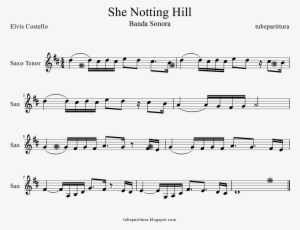 Tubescore She By Elvis Costello Sheet Music For Tenor - She Elvis Costello Partitura
