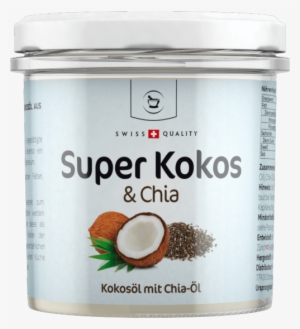 Super Coconut Coconut Oil With Chia For Cooking - 2 X Herbamedicus Kokosový Olej Super Kokos S Chia -
