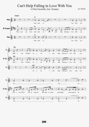 Can't Help Falling In Love With You Sheet Music Composed - Disease
