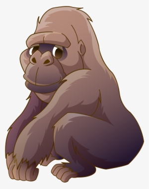 Gorilla Clipart Vertebrate Animal - Clip Gorilla