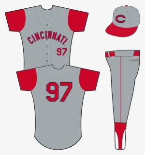 Cincinnati Reds Road Uniform - Los Angeles Dodgers Uniform