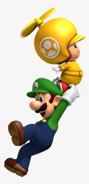 Propeller Toad Luigi - New Super Mario Bros. Nintendo Wii