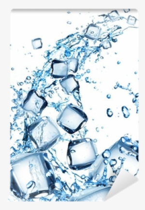 Ice Cube Water Png Download - Water With Ice Splash