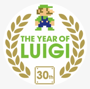 Year Of Luigi Logo Vector By Shadicstudios On Deviant - 30th Year Of Luigi