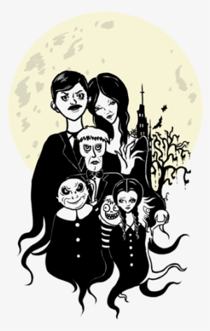 Yas Gaga Addams Family Layers - Addams Family Logo Png