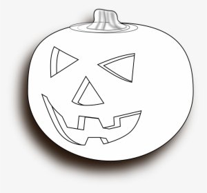 Pumpkin Black White Art Art Halloween 1969px 512 - White