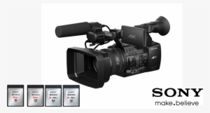 Camcorder Uses Sony's Xavc Recording Format And Xqd - Sony Xdcam Pxw-z100 18.9 Mp Camcorder - 4k - Black