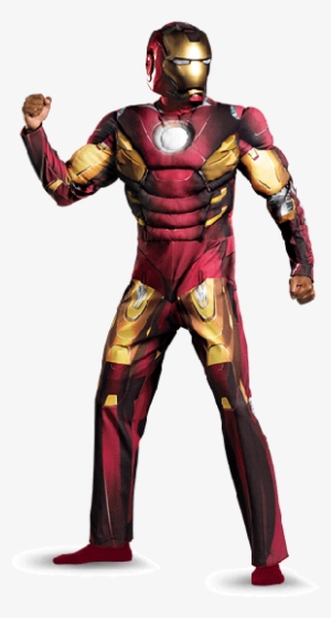 Iron Man Classic Mens Muscle Costume The Avengers - Party Halloween Costumes Marvel