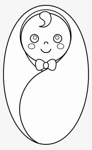 Free Cliparts Blankets - Drawing Of A Baby In A Blanket