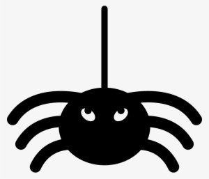 Halloween Spider Hanging From Thread Comments - Icono Araña