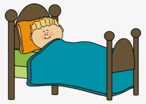 Blanket Clipart Kid Bed - Girl Sleeping Clipart