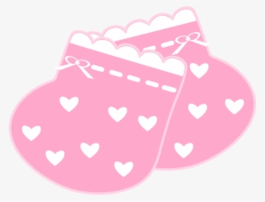 Baby Booties, Shower Ideas, Clip Art, Greeting Cards, - Pink Baby Booties Clipart Png
