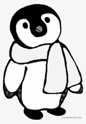 Png Transparent Stock Black And White Penguin Clipart - Black & White Clipart Penguin