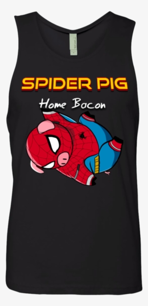 Spider Pig Hanging Men's Premium Tank Top - Shirt