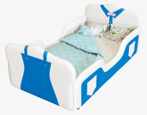 Children's Bed Boy Cartoon Leather Bed Small Bed With - Bed
