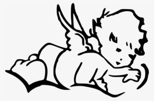 Freeuse Baby Angel Png Transparent - Angel Drawing Png