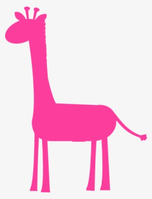 Clipart Giraffe Baby Girl - Baby Giraffe Vector Silhouette