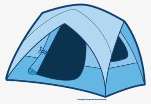 Download Free Printable Clipart And Coloring Pages - Blue Camping Tent Clipart