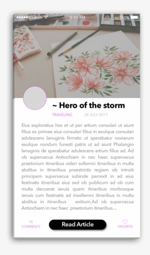 Post Design - Image