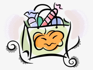 Vector Illustration Of Halloween Candy In Trick Or - File Format