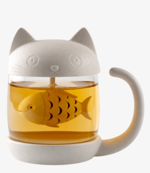 Kitty Tea Brewer Mug - Cat Tea Infuser Mug