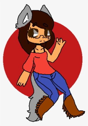 A Chibi Version Of Me With Cat Ears And Tail - Cat