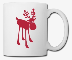 Moose / Antlers Mug - Moose Caribou Reindeer Rudolph Elk Antlers Bag