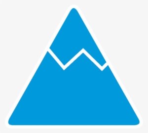 Mountain Color - Triangle Rounded Corners Png