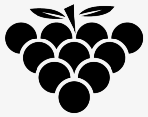 Grapes Cluster Vector - Grappe De Raisin Symbole