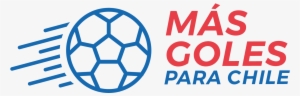 Logo Más Goles Para Chile - Soccer Ball Minimalist