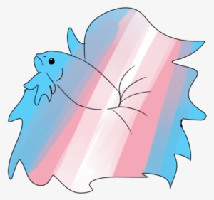 Betta Fish Pride Stickers - Tumblr
