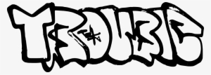 Dope Logo Graffiti - Word Trouble In Graffiti