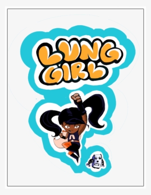 Lung Girl 2 Shirt Design - Lung Girl