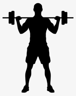 Weight Lifter Wall Sticker - Fitness Journal: Black&white Gym Workout: Workout