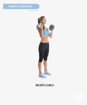 Dumbbell Exercise Workout Poster - Skinny Arm Workout With Weights