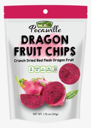 Dried Flesh Dragon Fruit - Pocas Dragon Fruit Chips