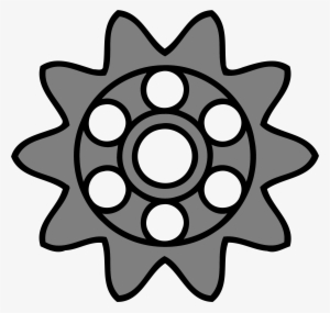 This Free Icons Png Design Of 10-tooth Gear With Circular