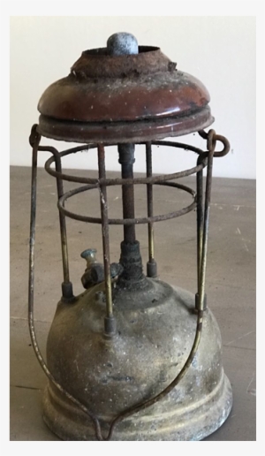 Old Riley Paraffin Lamp - Brass
