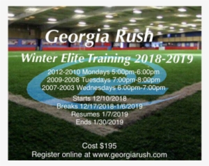Competitive Winter Elite Training - Training