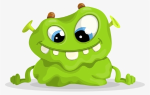 Green Monster Vector Character - Green Monster Cartoon Png