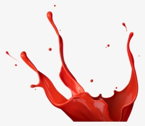 Splash Of Red - Paint Splash Png
