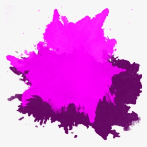 Pink And Purple Paint Splash - Illustration