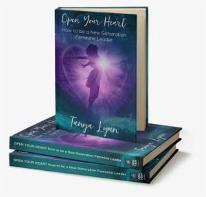 The Book Cover Of "open Your Heart - Feminine Book Cover